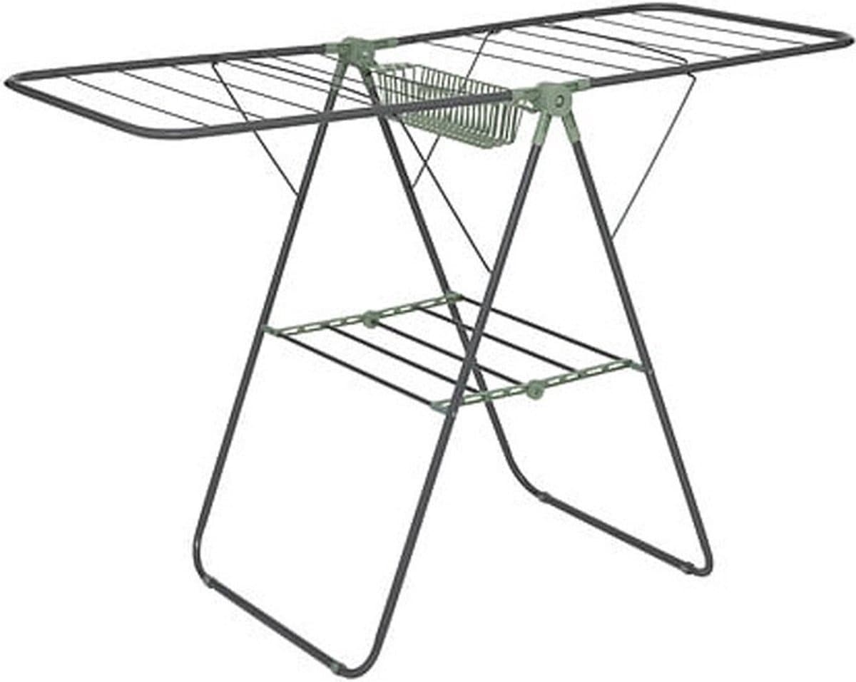 Five Wasrek/droogrek - zwart - metaal - 92 x 60 x 137 cm - staand - kledingrek — afbeelding 1