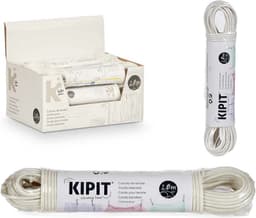 Kipit Waslijn - 20 meter - PVC - wit - drooglijn / waslijndraad — thumbnail 3