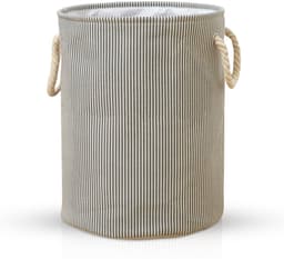 Lexorion - Wasmand - Wasmand Inklapbaar - Opvouwbare Wasmanden - 35 cm x 40 cm – Stijlvolle en Ruimtebesparende Wasmand voor Optimale Wasorganisatie - Engelse Stijl Wasmanden — thumbnail 1