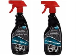 Dunlop Auto onderhoud velgen reiniger - 2x stuks - 500 ml - spray bus - schoonmaakmiddel — thumbnail 1