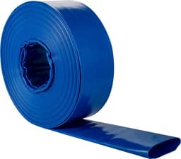 VEVOR Afvoerslang, 38mmx32m, Platte Slang van PVC-stof, Zware Terugspoelafvoerslang met Klemmen, Weerbestendig en Barstbestendig, Ideaal voor Zwembad en Wateroverdracht, Blauw — thumbnail 2