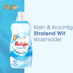 Robijn - Vloeibaar Wasmiddel - Klein & Krachtig -Stralend Wit - Voordeelverpakking - 2 flessen - 78 Wasbeurten — thumbnail 3