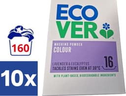 Ecover Waspoeder Color Lavendel & Eucalyptus - 10 x 1.2 kg (160 wasbeurten) — thumbnail 1