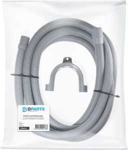 Dparts afvoerslang 4m - 19x22mm - voor wasmachine en vaatwasser - inclusief bocht - afvoer waterslang - 400cm - 4 meter — thumbnail 2