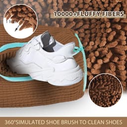 Waszak - Wasnet Voor Schoenen - Waszak Voor Schoenen - Schoenen Waszak - 39 x 19 Cm - Netje Anti-Vervorming - Delicaat Wasgoed - Schoen Wassen - Schoenenwaszak - Wasgoed - Wasmachine - Schoenen / Sneakers - Met Rits En Hangende Ring - Herbruikbaar — thumbnail 2