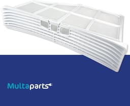 Multaparts® pluizenfilter voor droger 325 x 222 x 70 mm | Geschikt voor AEG / Electrolux drogers | Alternatief voor 1366339024 — thumbnail 2