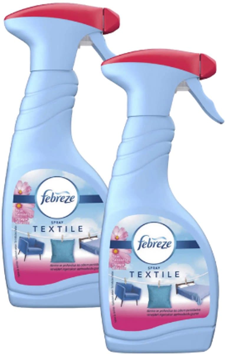 Lenor Febreze Textielverfrisser Spray - Vleugje Bloesem - Multipack | 2x 500ml | Verwijdert nare geuren — afbeelding 1