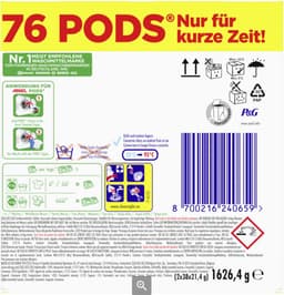 Ariel All in 1 wasmiddel Universele+ 76 PODS — thumbnail 2