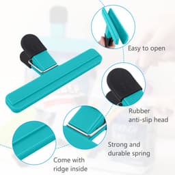 Ibenzoa® Veelzijdige Set van 6 Grote Voedselclips voor Verse Snacks en Meer — thumbnail 5