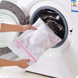 5 stuks wasnet voor wasmachine - waszak - met ritssluiting - laundry bag - reisopslag voor trui - overhemden - broeken - sokken (30 x 40 cm, 40 x 50 cm, 60 x 60 cm) — thumbnail 4