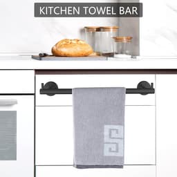 Handdoekrek Radiator - Badkamer - Droogrek - Zwart — thumbnail 4