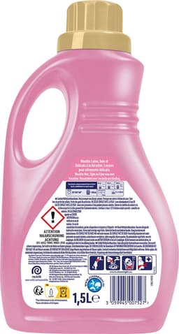 Woolite Delicate Stoffen Wasmiddel met Keratine - 25 Wasbeurten - 1,5L — thumbnail 2