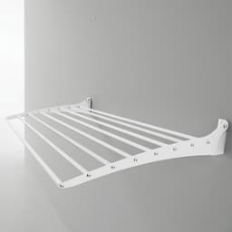 2x Foxydry Fold 100 white wasdroogrek wandmontage clicksysteem - 100 x 50 x 10 cm — thumbnail 4