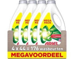 Ariel Vloeibaar Wasmiddel Original - 4 x 44 Wasbeurten