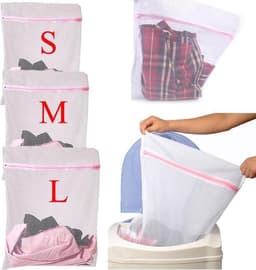 Waszak (Large ca. 50X60CM) voor Lingerie, BH's incl. Ritssluiting - NBH® — thumbnail 1