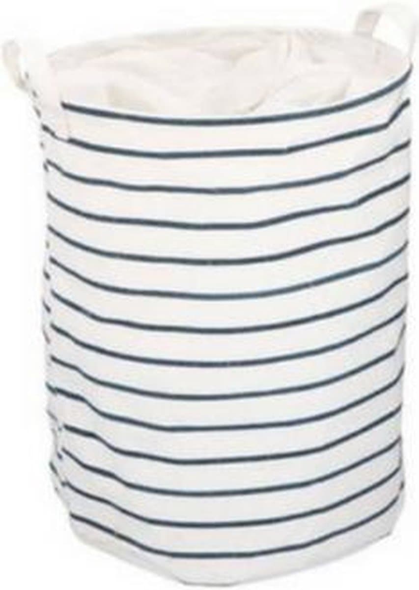 Wasmand groot - 33x43 cm - 1 stuk - Uitvouwbaar - draagbaar - waszak - badkamer — afbeelding 1