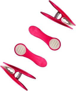 48 wasknijpers Soft Grip Soft Touch Softtouch (roze, wit) — thumbnail 3