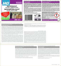 HG waterdicht katoen, linnen, wol en gemengde textielsoorten 300ml — thumbnail 3