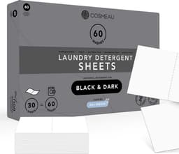 Cosmeau Zwarte Was Wasmiddel Wasstrips 60 Wasbeurten Wasvellen Wasdoekjes Detergent Sheets Wasdoekjes Proefpakket - — thumbnail 1