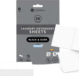 Cosmeau Zwarte Was Wasmiddel Wasstrips - 20 Wasbeurten - Wasvellen - Wasdoekjes - Detergent Sheets — thumbnail 1
