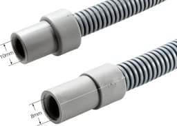 Dparts condensafvoerslang - 1,5 meter - 8mm x 10mm - afvoerslang voor condensdroger - condensafvoer droger droogkast warmtepompdroger wasdroger - condensslang 1,5m — thumbnail 5