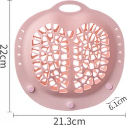 Waszakjes - Waszakken Voor Wasgoed - Waszak - Laundry Bag - Waszakje - Waszakjes Groot - Waszak Ondergoed - Waszak Groot - Wasnet - Wasnetten - Waszakken - Multifunctionele Waszak - Waszak Voor Babykleding - Siliconen - 21.3x22x6.1cm - Roze — thumbnail 5