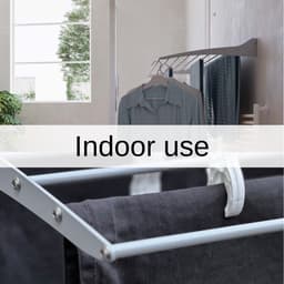 Foxydry Fold 116 cm white wasdroogrek wandmontage clicksysteem - 116 x 50 x 10 cm — thumbnail 4
