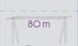 Metaltex - Waslijn 80m met stalen kern - Waslijndraad - Handig voor veel was — thumbnail 2