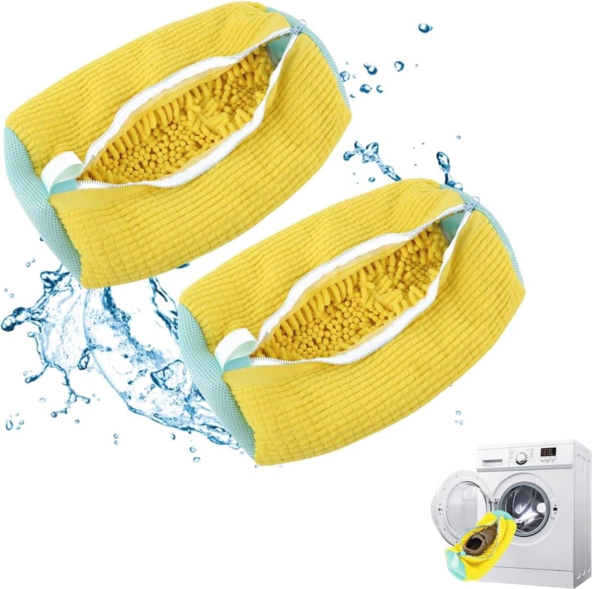 Waszak voor Schoenen, 2 Stuks - Herbruikbare Schoenenwaszak voor 360° Reiniging in de Wasmachine — afbeelding 1