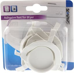 Scanpart opplakbare drogervoeten - Verhinderen verschuiven van de droger - Geschikt voor AEG Beko Bosch LG Miele Samsung Siemens Whirlpool - Universeel - 4 stuks — thumbnail 2