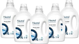 Neutral Vloeibaar Wasmiddel Zwart en Donker- 5 x 1L - Voordeelverpakking — thumbnail 1