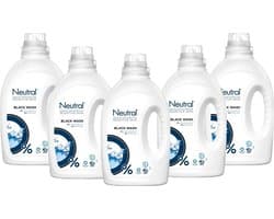 Neutral Vloeibaar Wasmiddel Zwart en Donker- 5 x 1L - Voordeelverpakking