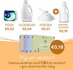Cosmeau G5 Wasstrips 120 Wasbeurten - Lavendel - 5-Enzymen - Wasmiddel - Wasvellen - Wasdoekjes - Wasmiddeldoekjes - Detergent Sheets - Bamboozy - Laundry Strips — thumbnail 2