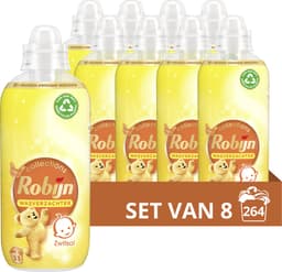 Robijn Collections Zwitsal Wasverzachter - 8 x 33 wasbeurten - Voordeelverpakking — thumbnail 1