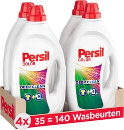 Persil Gel Color - Vloeibaar Wasmiddel - Gekleurde Was - Voordeelverpakking - 4 x 35 Wasbeurten — thumbnail 1