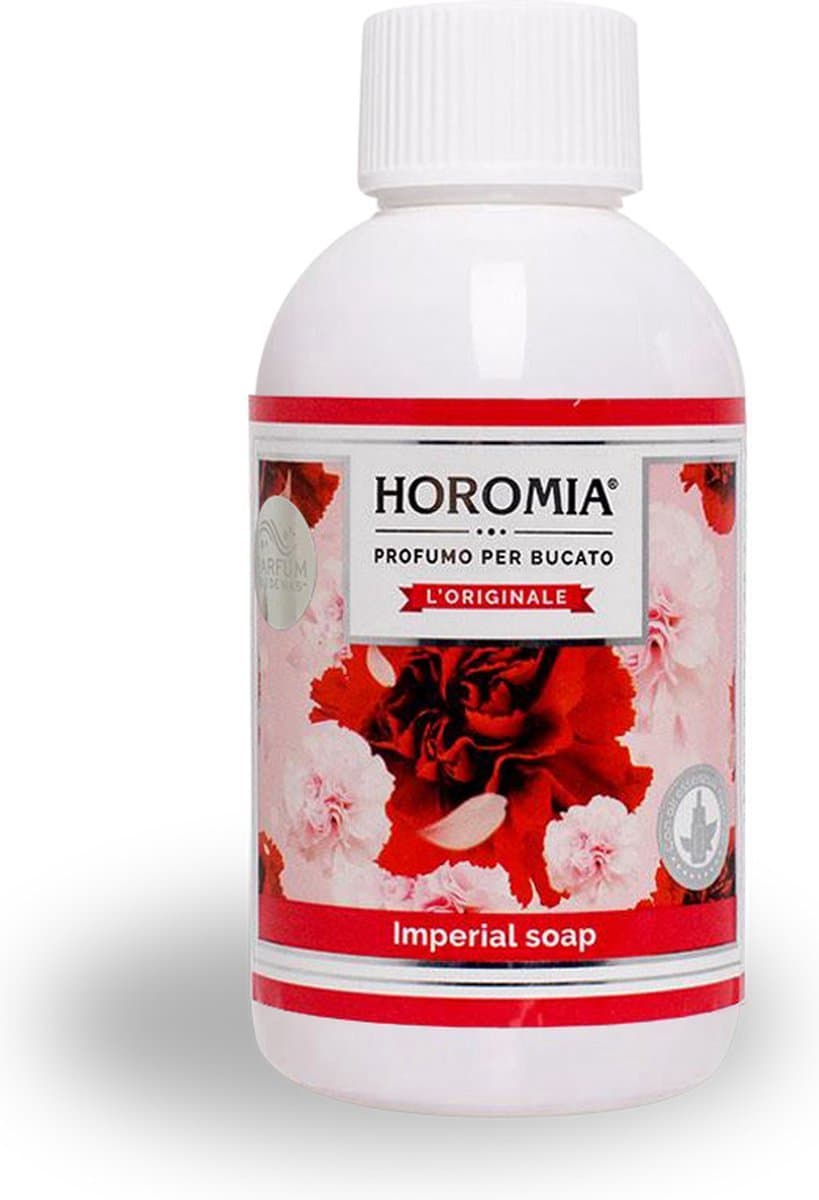 Horomia wasparfum Imperial Soap 250ml - horomia - horomia wasprafum - textielparfum - textiel parfum - was parfum - zeep - handzeep - wasgoed - wasverzachter - wasmiddel - wasgeur - beddengoed - parfum - wassen - kleding - kleding parfum - was geur - — afbeelding 1