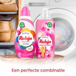 Robijn Klein & Krachtig Classics Color Pink Sensation Vloeibaar Wasmiddel 19 wasbeurten — thumbnail 3