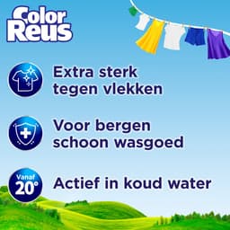 Color Reus Waspoeder Wasmiddel - Voordeelverpakking - 65 wasbeurten — thumbnail 3