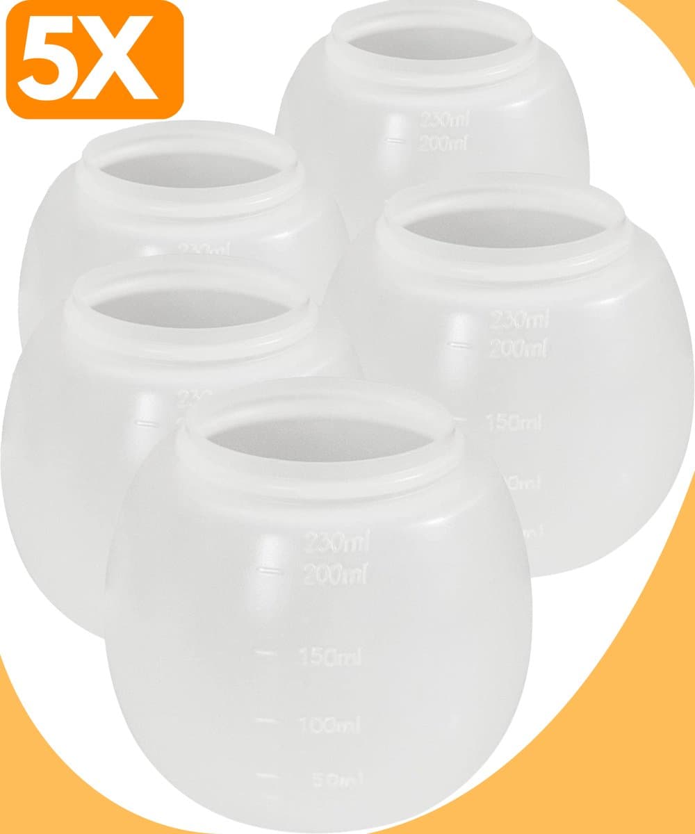 Doseerbol 5 stuks - Wasbol - Wasbollen voor wasmiddel - Doseerdop - wasbolletjes voor wasmachine - wasbal - wasmiddel bol - doseerbol wasmiddel vloeibaar — afbeelding 1