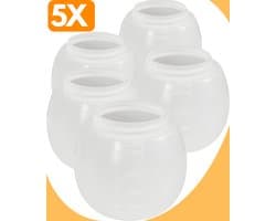 Doseerbol 5 stuks - Wasbol - Wasbollen voor wasmiddel - Doseerdop - wasbolletjes voor wasmachine - wasbal - wasmiddel bol - doseerbol wasmiddel vloeibaar