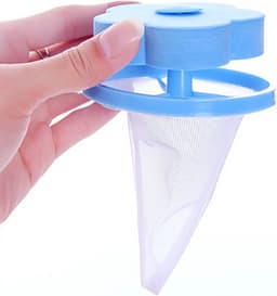 HOME ONLINE Wasmachine Reiniger - Wasmachine Filter - Haar Vanger Opvangfilter - Ontstopper - Herbruikbaar - Wasfilter - Vangnet - Schoonmaakmiddel - Haar - Blauw — thumbnail 4