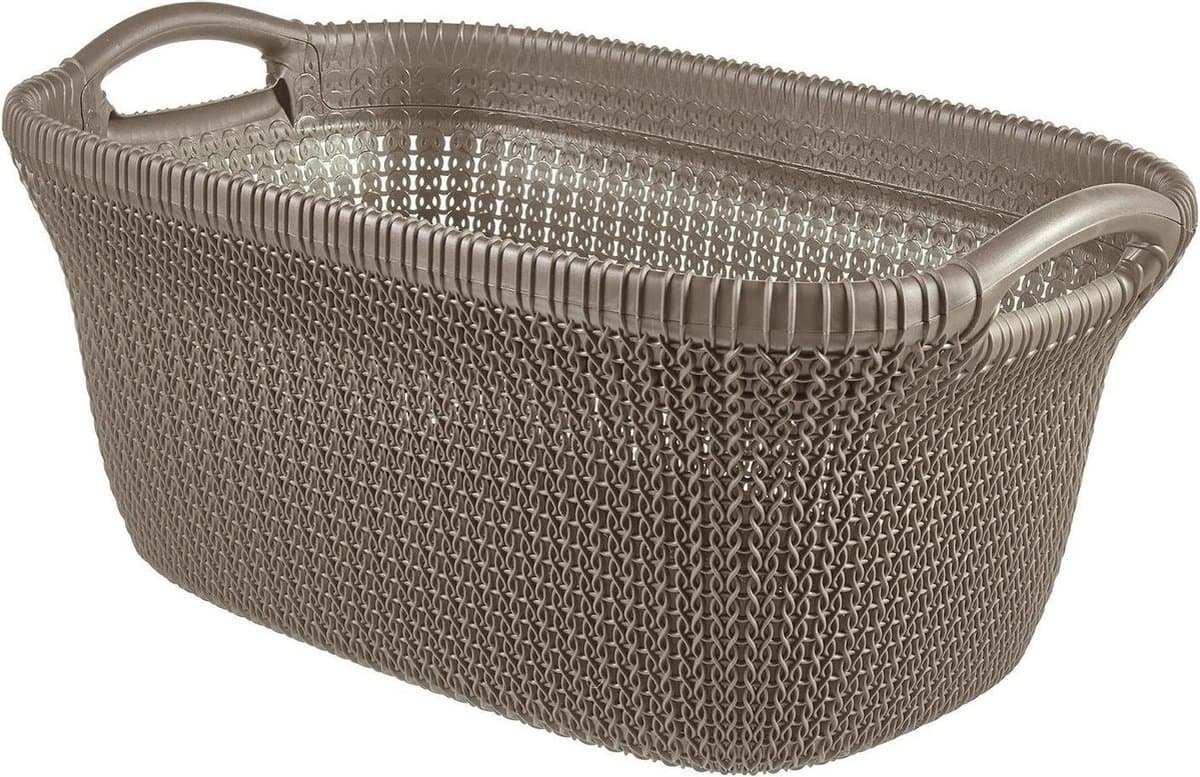 Curver Knit Wasbox - 40 l - Bruin — afbeelding 1