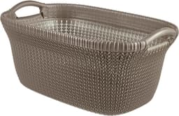 Curver Knit Wasbox - 40 l - Bruin — thumbnail 1