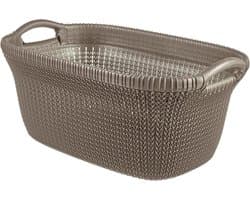 Curver Knit Wasbox - 40 l - Bruin — afbeelding 1
