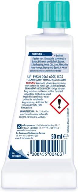 Dr. Beckmann Vlekduivel Vet & Sauzen 50 ml — thumbnail 3