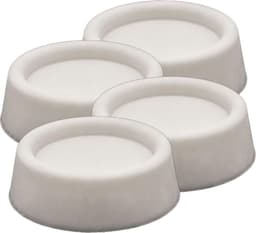 Go Go Gadget - "Set van 4 stuks Trillingsdempers voor Wasmachine & Droger - Anti-trillings/Vibratie Pads - Antislip Rubber - Trillingsmat - Schokdempers - Wit" — thumbnail 1