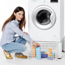 Scanpart wasmachine verhoger met lade - 30 centimeter verhoging - Sokkel - Maximaal 150 kg - 62 x 55 cm - Universeel — thumbnail 1