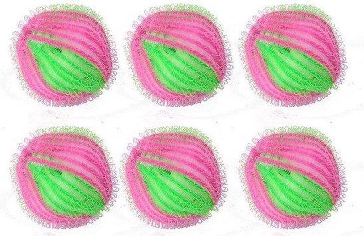 Anti-Pluis Wasbal - 6 Stuks - Anti-Pluis - Wasbol - Wasballen - Pluisbal - Wasmachine Ballen - Nylon Wasmachine Ballen - Pluisballen - Wasmachine Bal — afbeelding 1