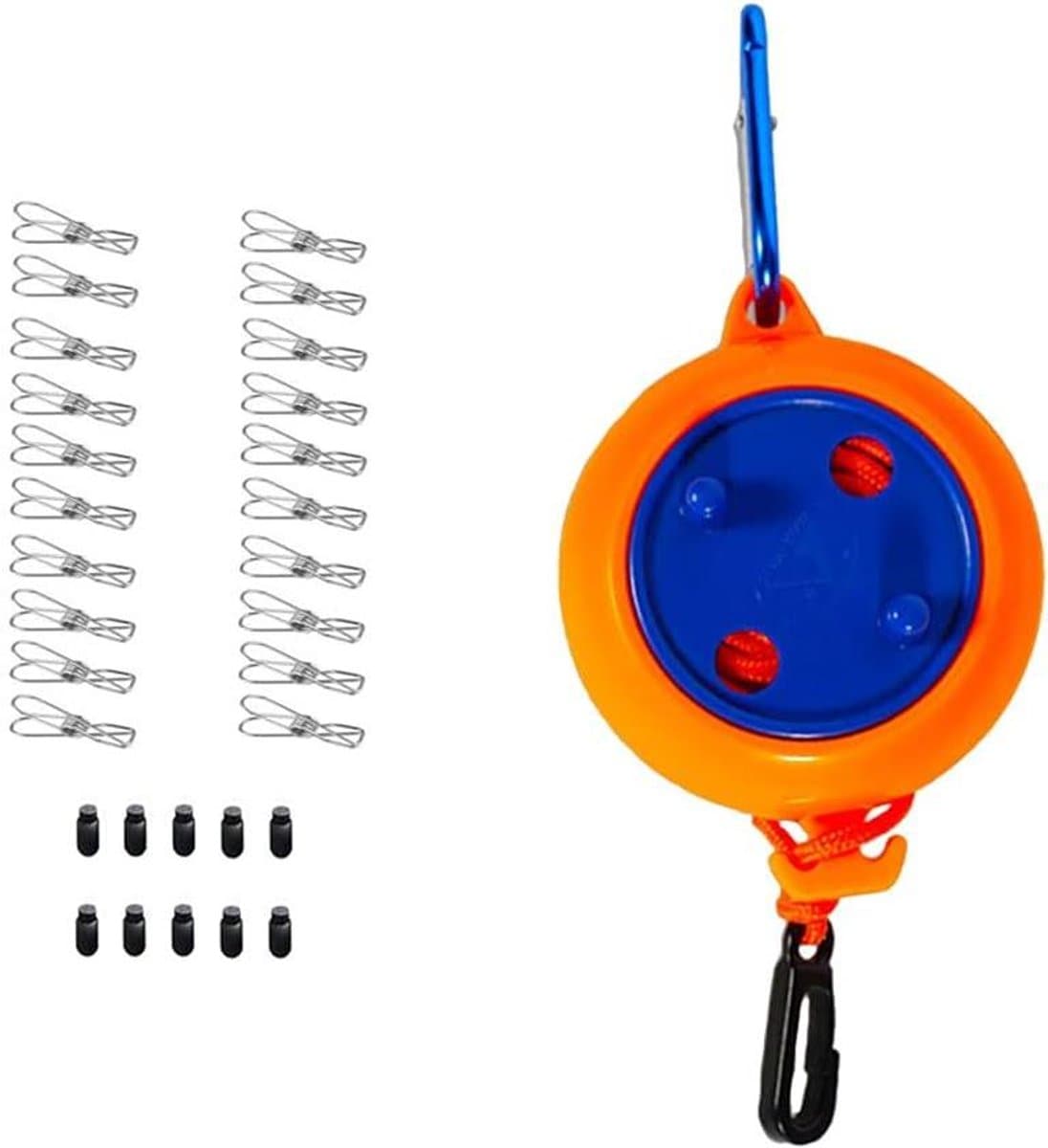 Allecto Plus - Intrekbare Waslijn voor Buiten en Binnen - Verstelbaar - Camping en Reizen - 1 Stuk — afbeelding 1