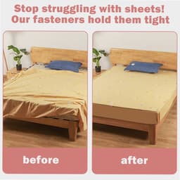 18 Counts Bed Sheet Grippers with Two-Speed Adjustment, Bed Sheet Holder Clips That Hold Slip and Fall Out, Clips for Snack Bookmark Clip Order Random Color — thumbnail 3